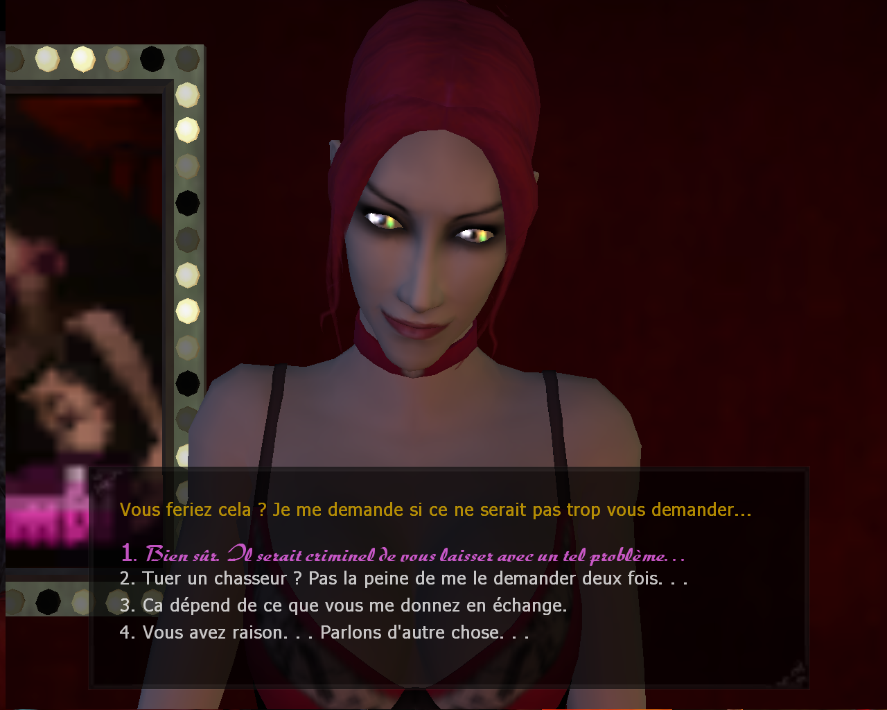 Vampire The Masquerade : Bloodlines, dialogue